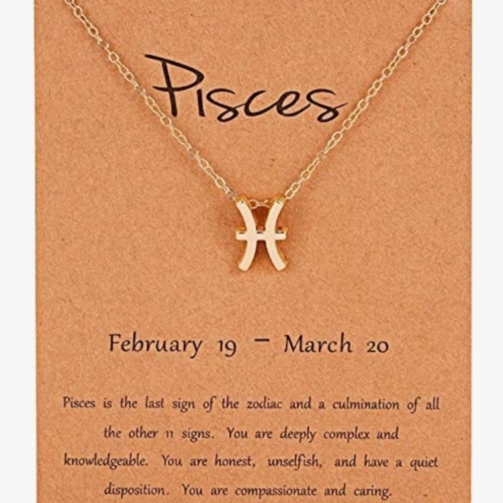 ♓️ NWT PISCES Zodiac Necklace ♓️